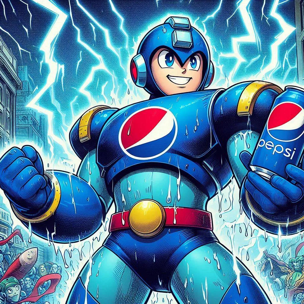 SODA-SOAKED ROBOT PUNCHING THE SKY'S TEETH OUT