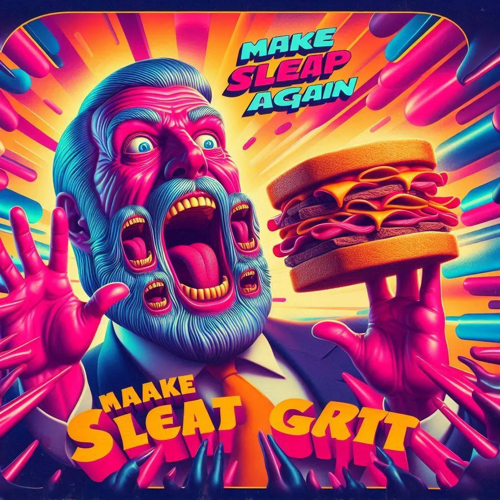 MOUTHS EATING MOUTHS IN A SANDWICH NIGHTMARE