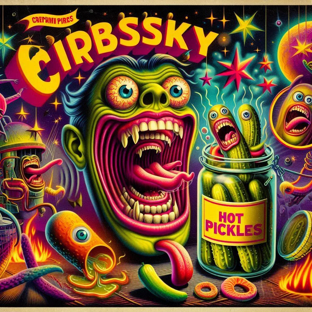 MONSTERS GOBBLING PICKLES LIKE THEY'RE SOULS