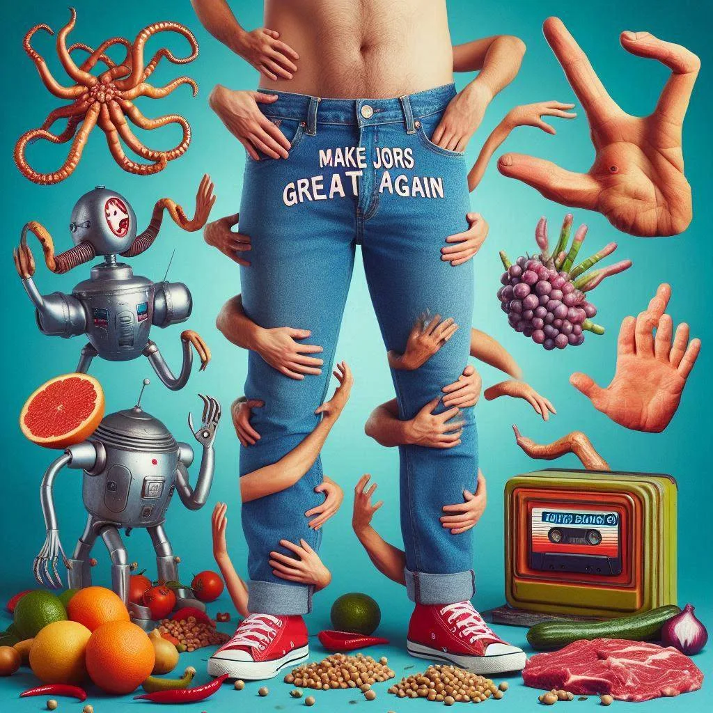 HANDS GRABBING LIFE BY THE BALLS