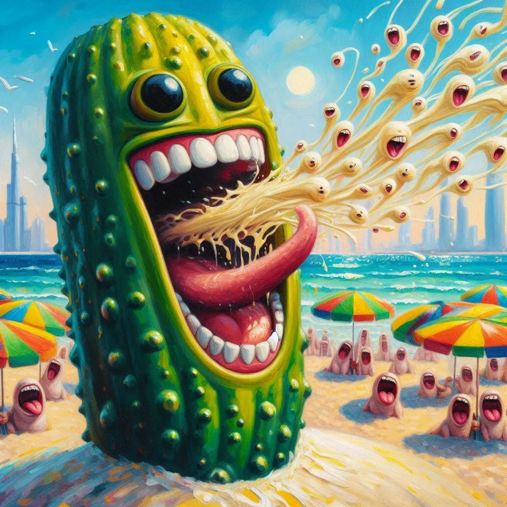 PICKLE VOMITING BABIES ON A BEACH OF TEARS