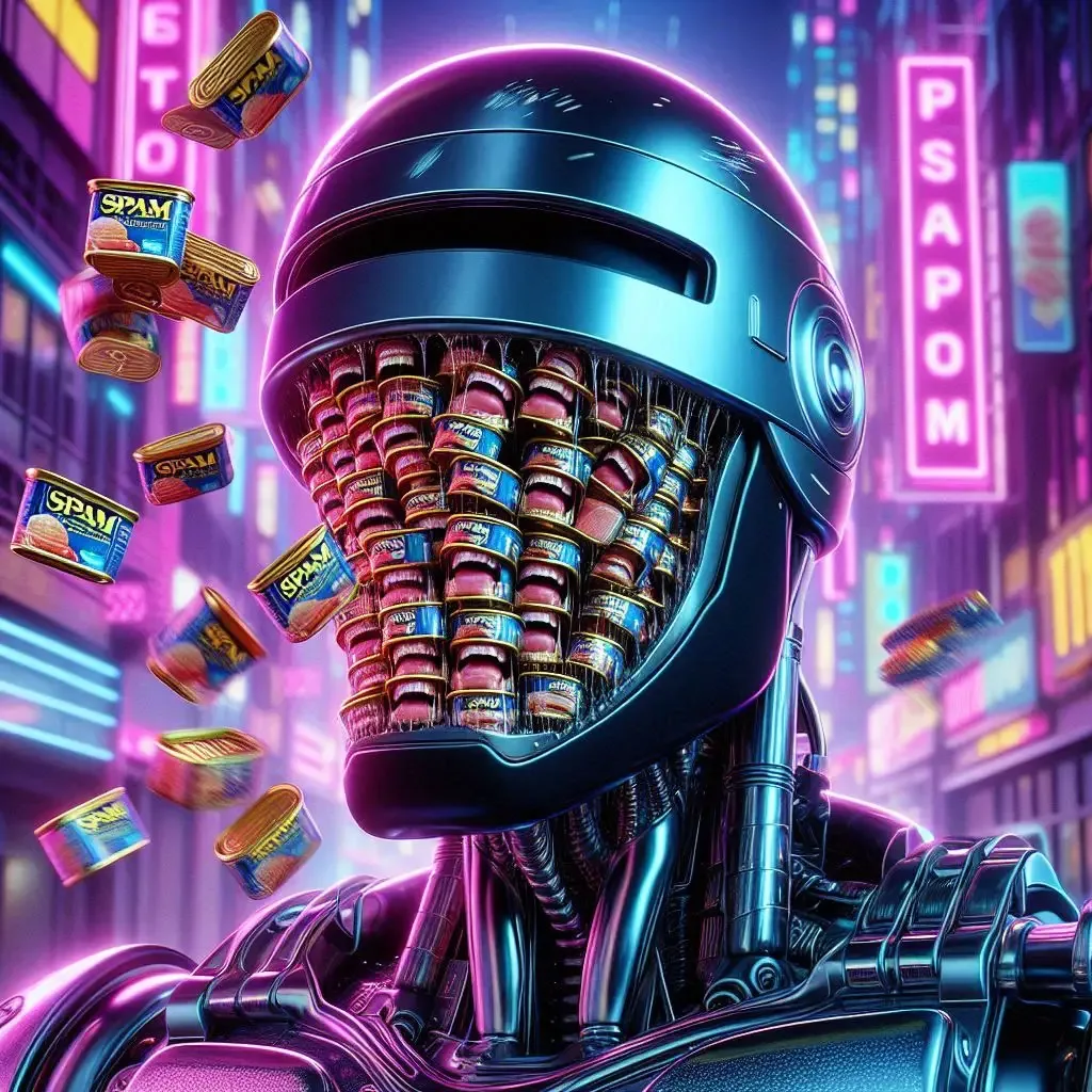 ROBOT CHOKING ON CANNED MEAT FANTASIES