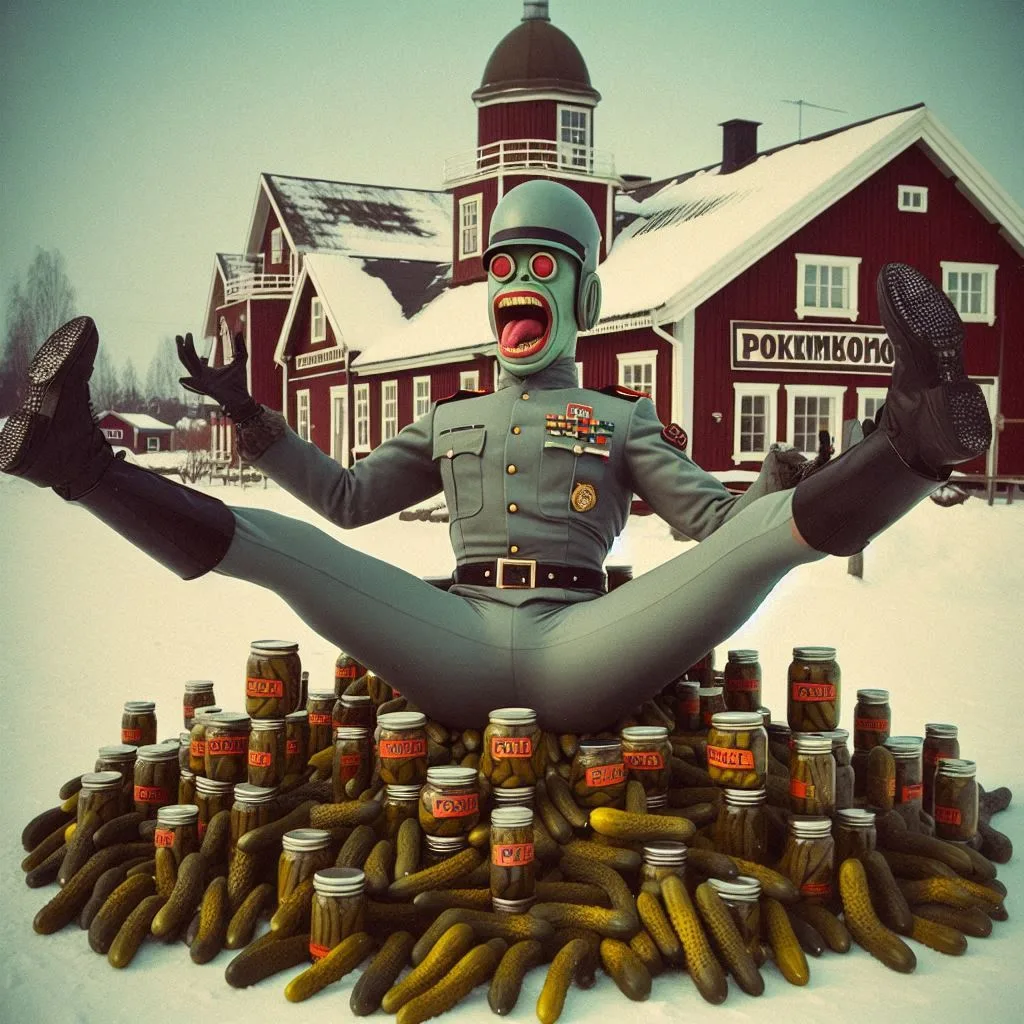 MILITARY MONSTER CANNING PICKLES IN FROZEN HELL