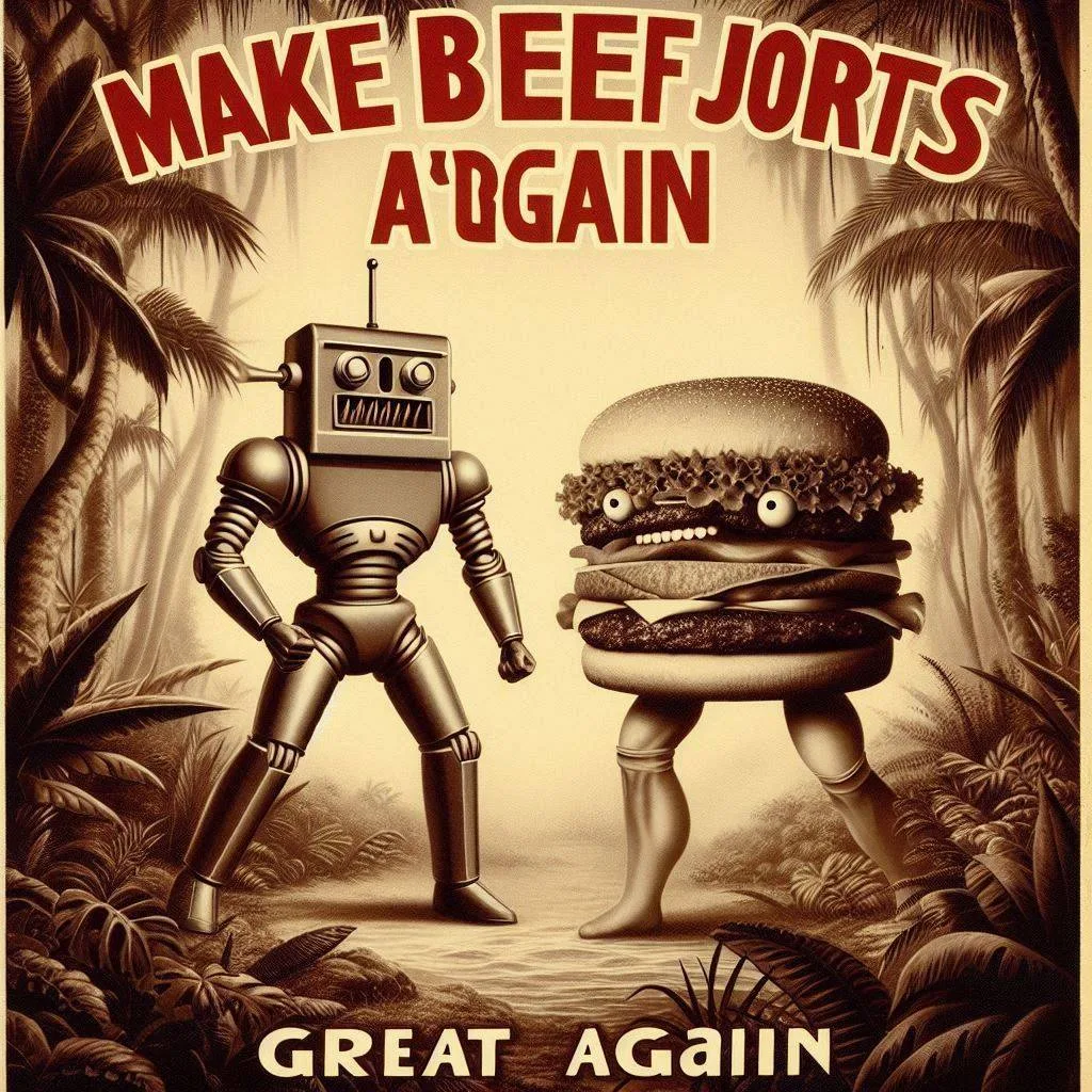ROBOTS AND BURGERS IN A MEATY SHOWDOWN