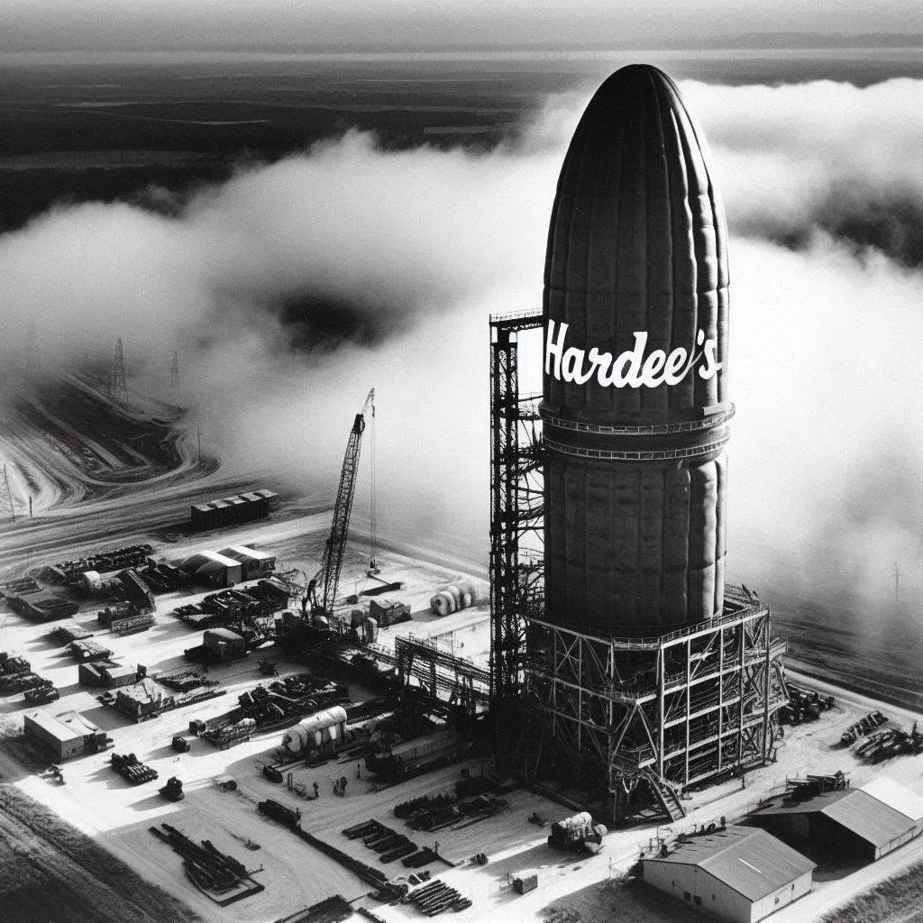 ROCKETS SHOVING FAST FOOD INTO THE VOID
