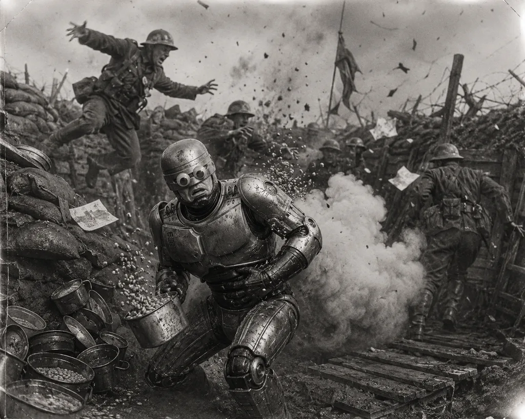 ROBOTS FARTING METAL TEARS IN WAR'S FURY