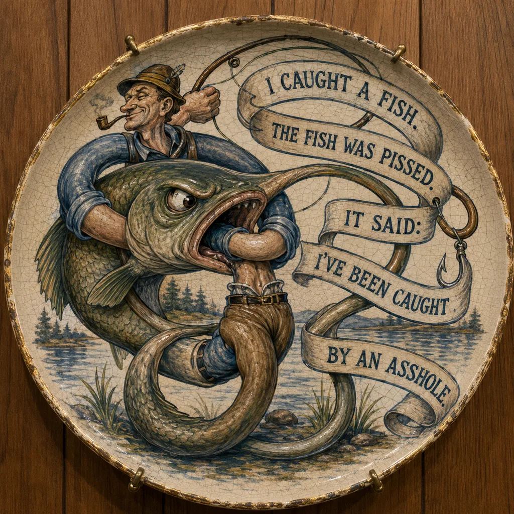 FISH SWALLOWING AN ASSHOLE'S ARM WHOLE