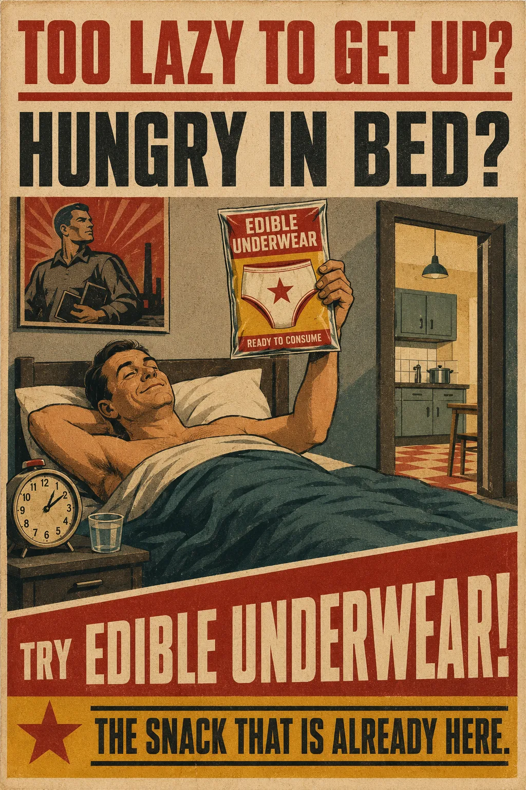 BEDTIME SNACKS FOR LAZY ASSHOLES