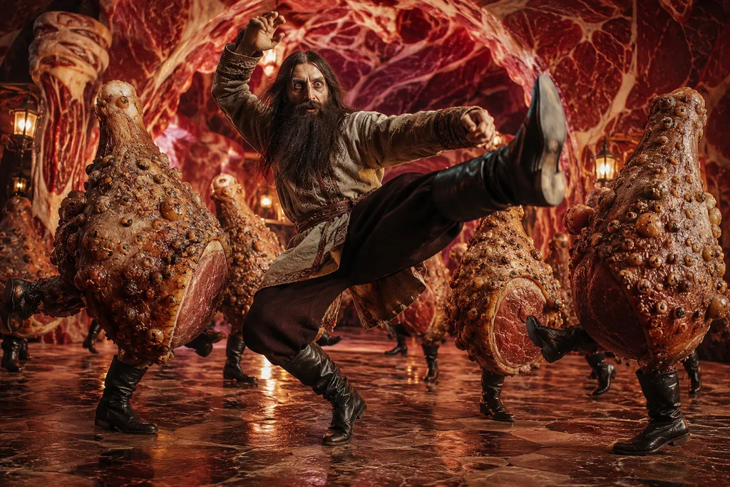 MEATBALLS DANCING ON A BLOOD-SOAKED FLOOR