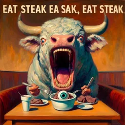 EAT STEAK EA SAK, EAT STEAK
