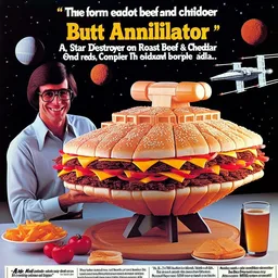 BURGER STARSHIP CRUSHING DIETS WITH MEATY FURY