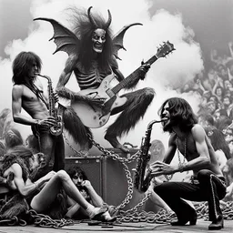 DEMONS SHREDDING SOULS WITH SAXOPHONE SCREAMS