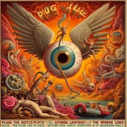 EYE BALLS SCREAMING IN COSMIC CHAOS