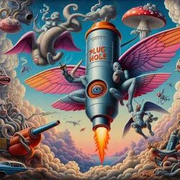 ALIENS SHOVING ROCKETS UP THE SKY'S ASS