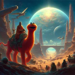 FURRY BEASTS RIDING INTO COSMIC CHAOS