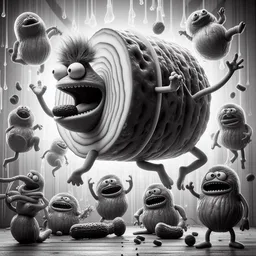 VEGGIES HAVING A WILD ORGASM PARTY