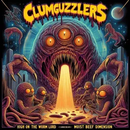 MONSTER PUKING GUTS IN A COSMIC SHITSTORM