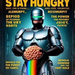 ROBOT CUMMING RAINBOWS FROM ITS FART HOLE