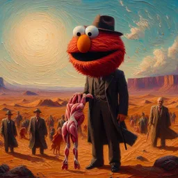 ELMO'S NIGHTMARE IN A MEAT DESERT