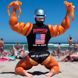 ROBBOT ARMS SLAPPING THE SUN'S FACE