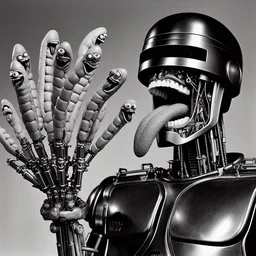 ROBOTIC HANDS JERKING OFF TO HUMANITY'S FAILURE