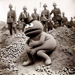 MONSTER HUMPING POTATO MOUNTAINS IN WAR ZONE