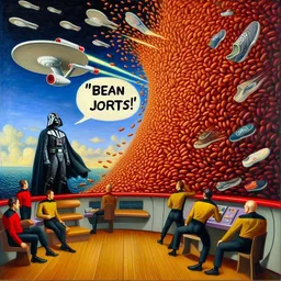 BEANS EXPLODING INTO FASHION DISASTER