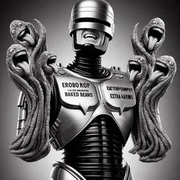 ROBOT ARMS GRABBING TENTACLES OF CHAOS