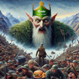 GIANT BEARDY MONSTER EATING SOLDIERS FOR BREAKFAST