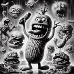 MONSTERS EATING BURGERS LIKE THEY'RE SOULS