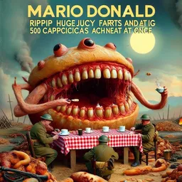 MONSTER FEASTING ON HUMAN DISGUST