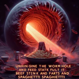 WORMHOLE SPAGHETTI SHITTING OUT BEEF FARTS