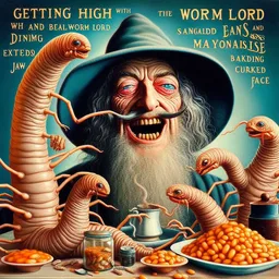 WORM LORD FEASTING ON BEANS AND BAD DECISIONS