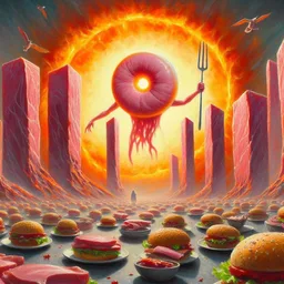 EYE OF MEAT DEMON FEASTING ON SOULS