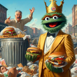 GARBAGE KING SERVING UP TRASHY DELICACIES