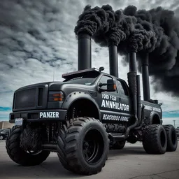 MONSTER TRUCK CRUSHING THE SKY'S LAST BREATH