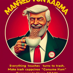 TRASHY COFFEE SPITTING OUT GARBAGE DREAMS