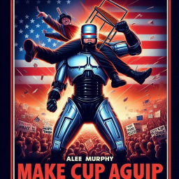 ROBOT HUMPING A CHAOTIC AMERICAN NIGHTMARE