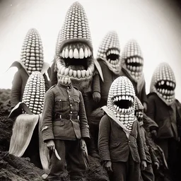 CORN MONSTERS EATING HUMAN SOULS FOR BREAKFAST