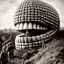 MOUTH OF DEATH SWALLOWING SOLDIERS WHOLE