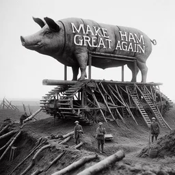 PIGS ON WHEELS CRUSHING HUMANITY'S DREAMS