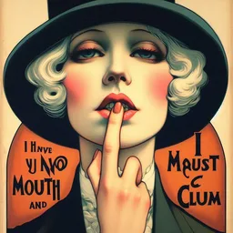 LIPS LOCKED IN A SINISTER SILENCE