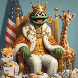 TRASH KINGDOM WITH A GIRAFFE SIDEKICK