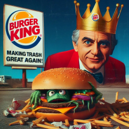 BURGER KING'S TRASHY CROWN OF GREASE