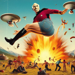 CAPTAIN'S ASS KICKING PLANET'S FACE IN