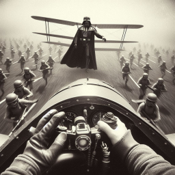 DARK LORD OF THE SKIES SLASHING THROUGH SOLDIERS