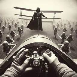 DARK LORD OF THE SKIES SLASHING THROUGH SOLDIERS