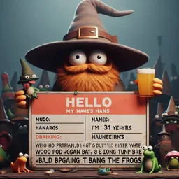 WIZARD DRUNK ON FROG JUICE AND BAD DECISIONS
