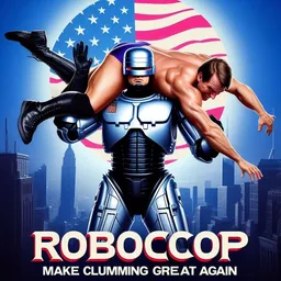 ROBOCOP'S WET DREAM ON A HUMAN SLAVE