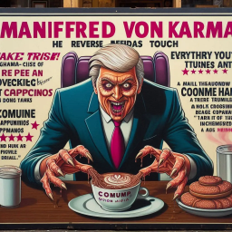 COFFEE MONSTER EATING YOUR SOUL WITH CREAM